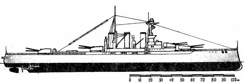 103. Линейный крейсер "Тайгер", Англия, 1913 г.
