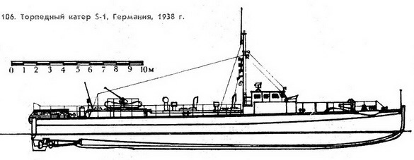 106. Торпедный натер S-1, Германия, 1938 г.