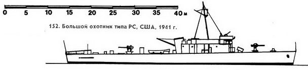 152. Большой охотник типа PC, США, 1941 г.