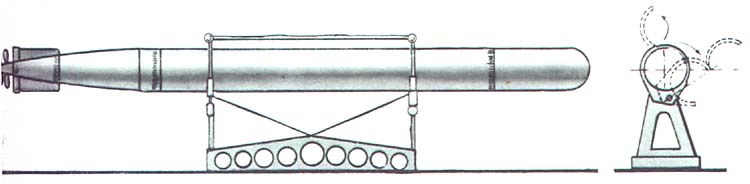 Бугельный торпедный аппарат катера типа «Брейв» (Англия).
