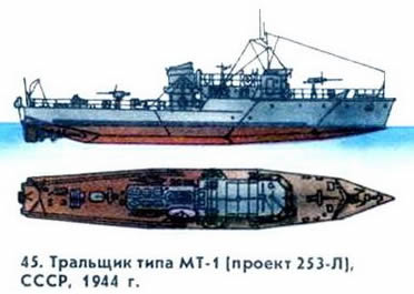 45. Тральщик типа МТ-1 (Проект 253-Л), СССР, 1944 г.